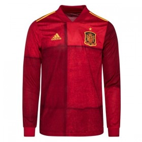 Jalkapallo Pelipaidat Espanja Kotipaita EURO 2020 Pitkähihainen